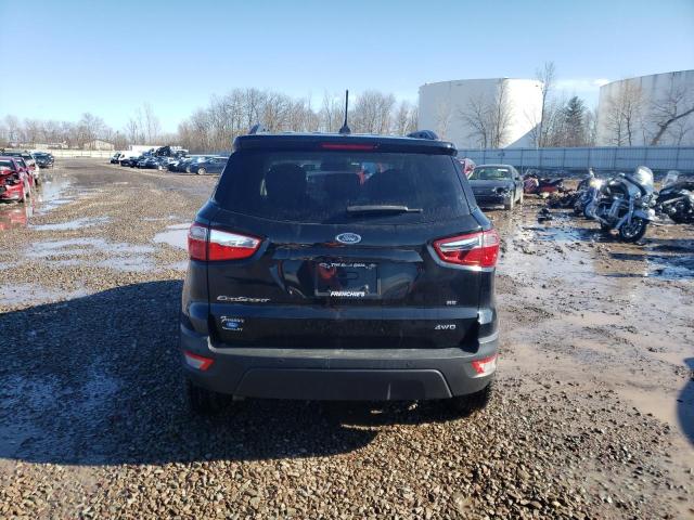 MAJ6P1UL8JC227863 - 2018 FORD ECOSPORT SE BLACK photo 6