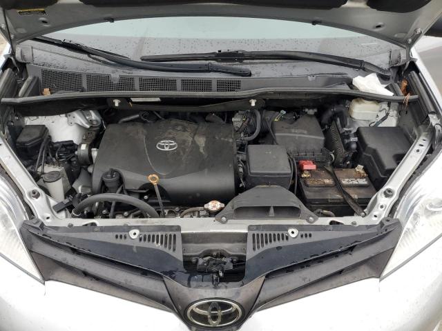 5TDZZ3DCXLS026481 - 2020 TOYOTA SIENNA L SILVER photo 12