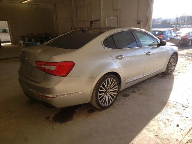 KNALN4D70E5134494 - 2014 KIA CADENZA PREMIUM BEIGE photo 3