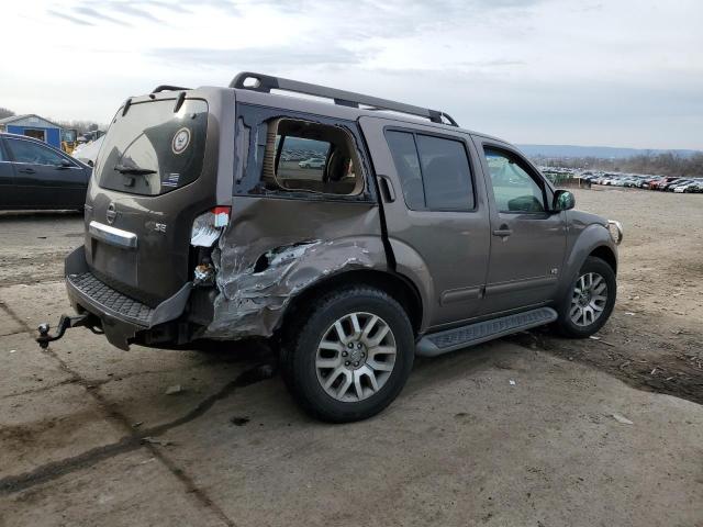 5N1BR18B58C630354 - 2008 NISSAN PATHFINDER LE 棕色 照片 3