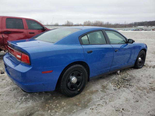 2C3CDXAT6DH642246 - 2013 DODGE CHARGER POLICE BLUE photo 3