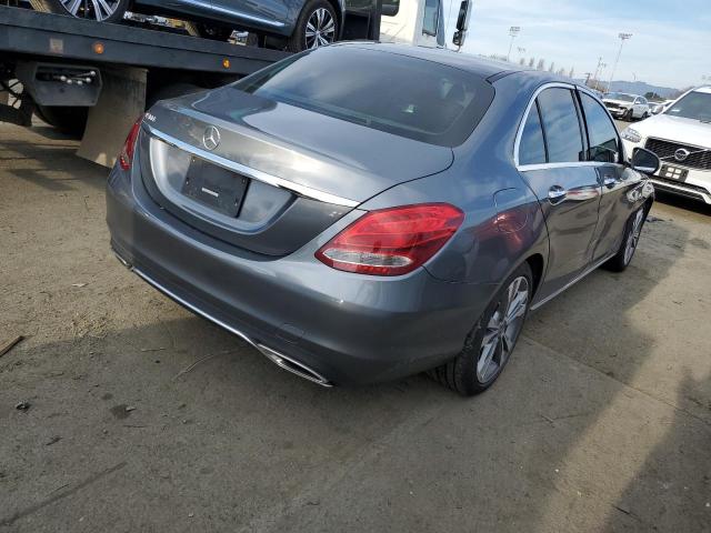 55SWF4JB1HU229816 - 2017 MERCEDES-BENZ C 300 GRAY photo 3