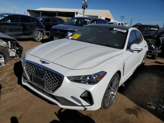 KMTG44LA8MU067234 - 2021 GENESIS G70 PRESTIGE WHITE photo 1