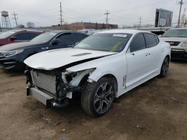 KNAE15LA0M6091663 - 2021 KIA STINGER WHITE photo 1