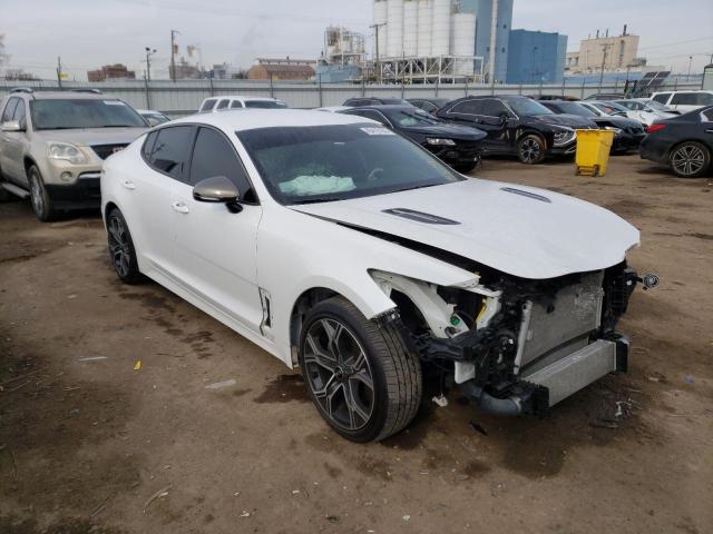 KNAE15LA0M6091663 - 2021 KIA STINGER WHITE photo 4