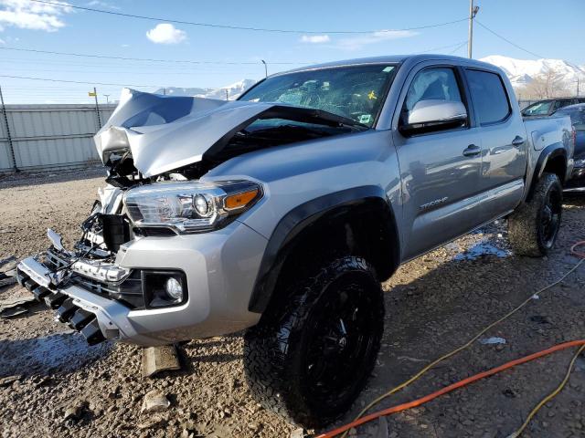 5TFCZ5AN9KX191728 - 2019 TOYOTA TACOMA DOUBLE CAB GRAY photo 1