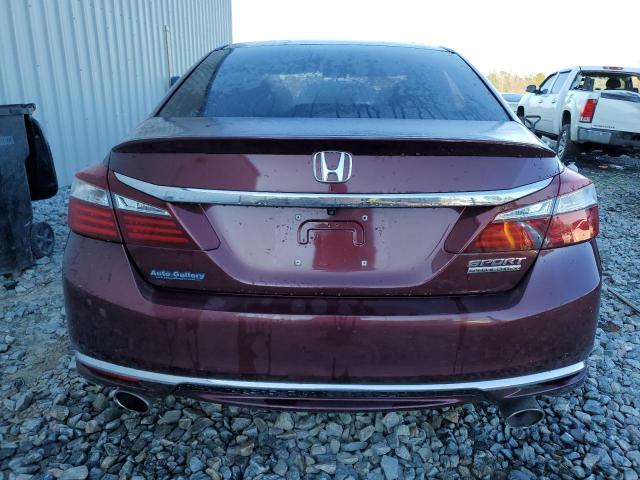 1HGCR2F16HA025247 - 2017 HONDA ACCORD SPORT SPECIAL EDITION RED photo 6