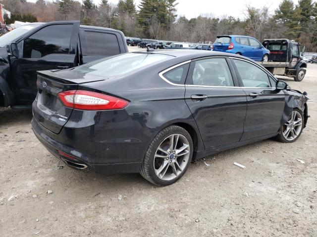 3FA6P0D92DR129884 - 2013 FORD FUSION TITANIUM BLACK photo 3