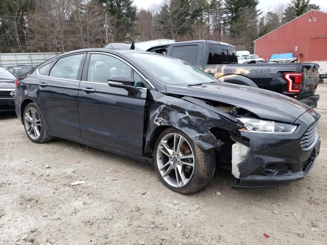 3FA6P0D92DR129884 - 2013 FORD FUSION TITANIUM BLACK photo 4