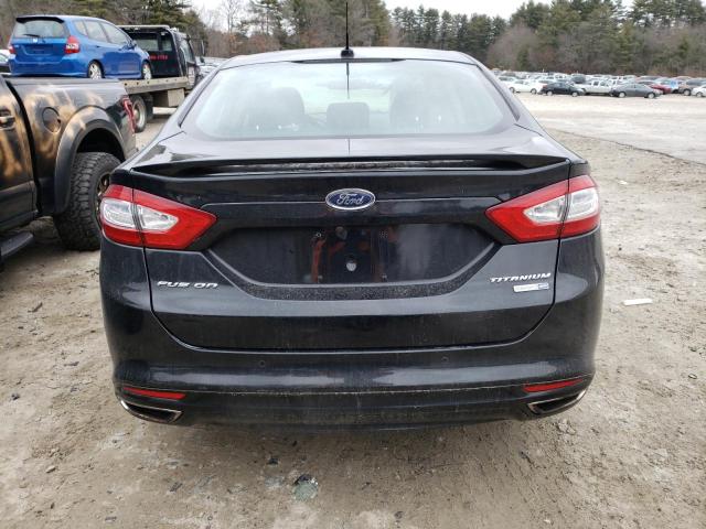 3FA6P0D92DR129884 - 2013 FORD FUSION TITANIUM BLACK photo 6