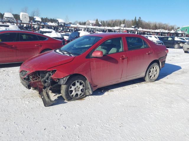2T1BU4EE4DC042742 - 2013 TOYOTA COROLLA BASE RED photo 1