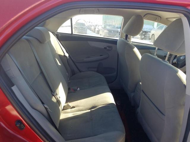 2T1BU4EE4DC042742 - 2013 TOYOTA COROLLA BASE RED photo 10