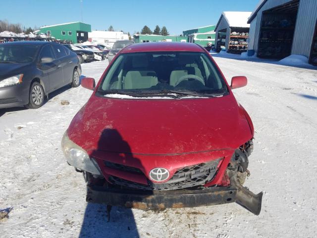 2T1BU4EE4DC042742 - 2013 TOYOTA COROLLA BASE RED photo 5