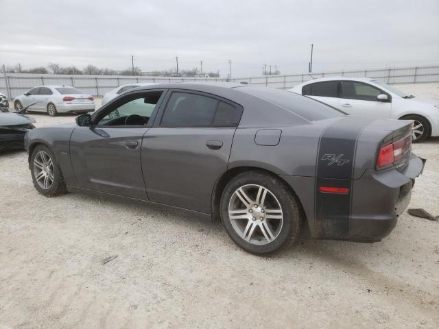 2C3CDXCT3EH295456 - 2014 DODGE CHARGER R/T GRAY photo 2