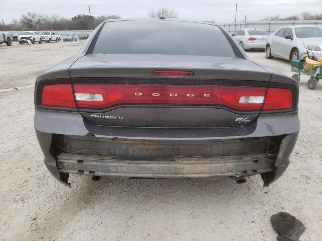 2C3CDXCT3EH295456 - 2014 DODGE CHARGER R/T GRAY photo 6