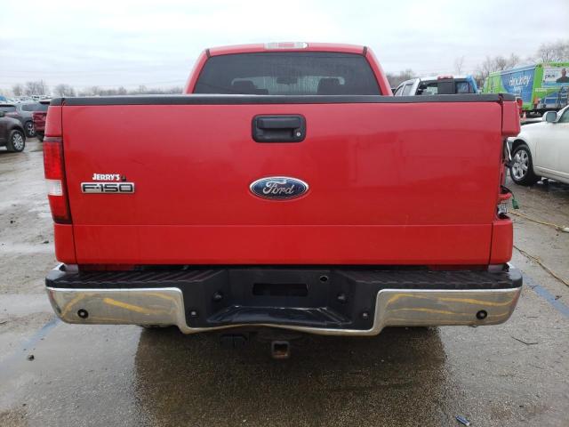 1FTPW14V98FA35783 - 2008 FORD F150 SUPERCREW RED photo 6