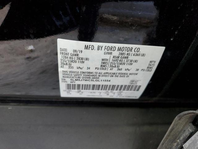 5LM5J7WC5LGL11554 - 2020 LINCOLN AVIATOR RESERVE BLACK photo 13