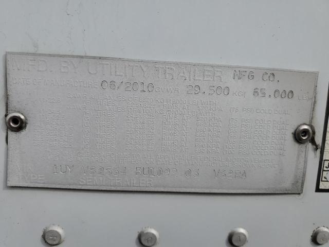 1UYVS2534BU109203 - 2011 UTILITY REEFER TRL WHITE photo 10