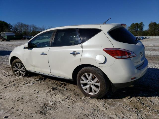 JN8AZ1MUXBW058246 - 2011 NISSAN MURANO S WHITE photo 2