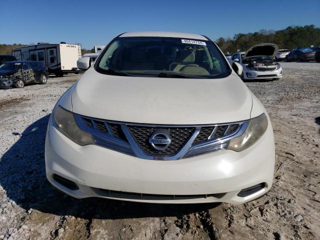 JN8AZ1MUXBW058246 - 2011 NISSAN MURANO S WHITE photo 5