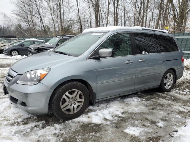 5FNRL38817B102834 - 2007 HONDA ODYSSEY TOURING SILVER photo 1