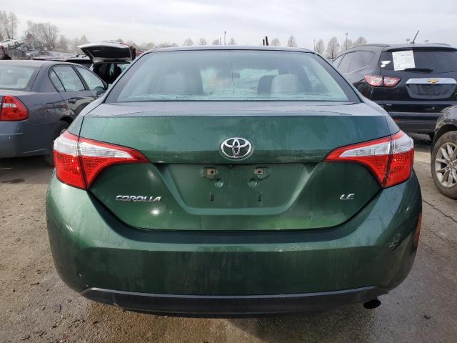 5YFBURHE6EP050755 - 2014 TOYOTA COROLLA L GREEN photo 6