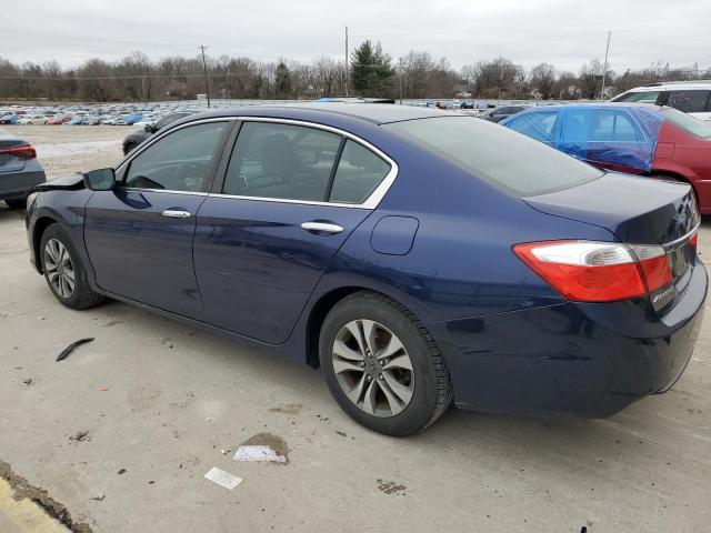 1HGCR2F39DA193802 - 2013 HONDA ACCORD LX BLUE photo 2