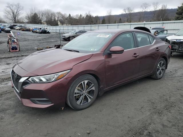 3N1AB8CV4LY291703 - 2020 NISSAN SENTRA SV BURGUNDY photo 1