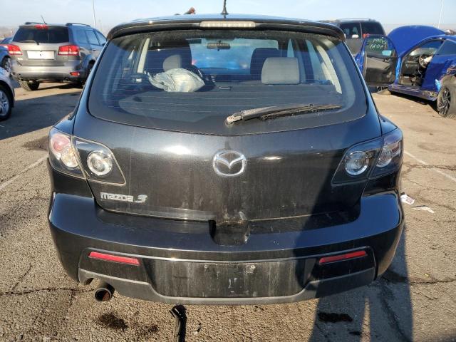 JM1BK343581866954 - 2008 MAZDA 3 HATCHBACK BLACK photo 6