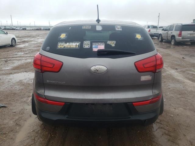 KNDPB3AC4E7657028 - 2014 KIA SPORTAGE BASE SILVER photo 6