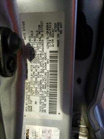 JTEBT14R350056483 - 2005 TOYOTA 4RUNNER SR5 SILVER photo 13