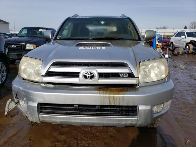 JTEBT14R350056483 - 2005 TOYOTA 4RUNNER SR5 SILVER photo 5