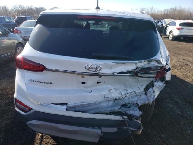 5NMS2CAD2KH088008 - 2019 HYUNDAI SANTA FE SE WHITE photo 6