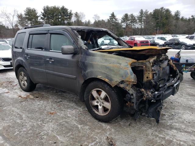 5FNYF4H57BB069121 - 2011 HONDA PILOT EXL GRAY photo 4