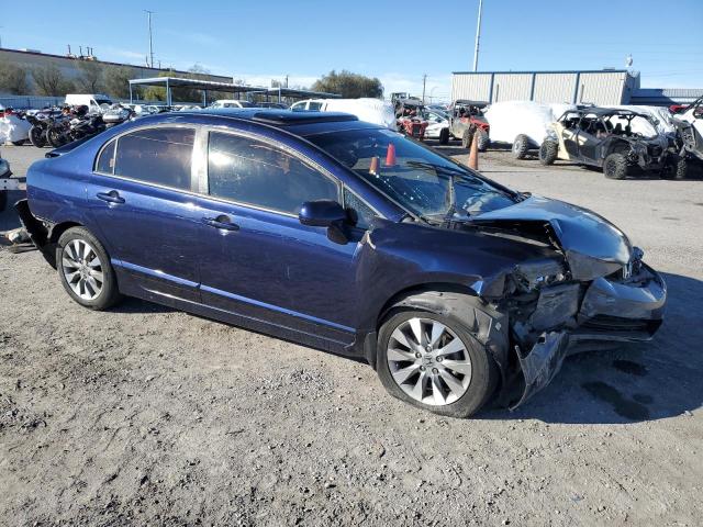 19XFA1F87AE026808 - 2010 HONDA CIVIC EX BLUE photo 4