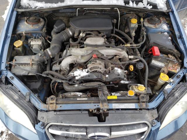 4S3BL616487205412 - 2008 SUBARU LEGACY 2.5I BLUE photo 11