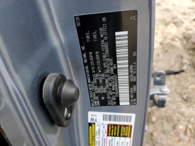 5TDGZRAH9MS035457 - 2021 TOYOTA HIGHLANDER XLE BLUE photo 14