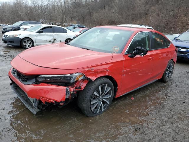 19XFL1H7XRE005669 - 2024 HONDA CIVIC EXL წითელი ფოტო 1