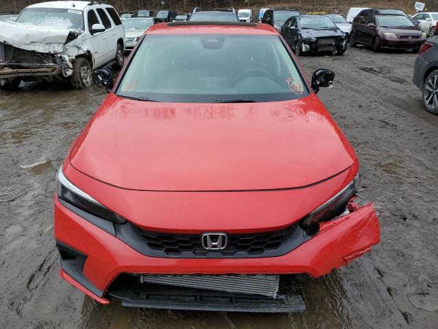 19XFL1H7XRE005669 - 2024 HONDA CIVIC EXL RED photo 5