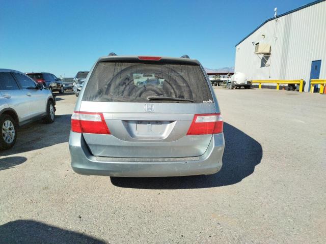 5FNRL38615B061813 - 2005 HONDA ODYSSEY EX BLUE photo 6