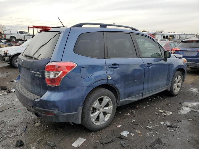 JF2SJADC1EH547997 - 2014 SUBARU FORESTER 2.5I PREMIUM BLUE photo 3