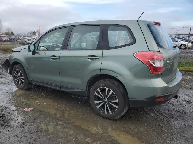 JF2SJAAC2EH504872 - 2014 SUBARU FORESTER 2.5I GREEN photo 2