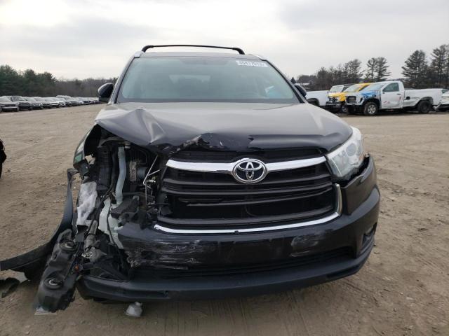 5TDJKRFH3FS087561 - 2015 TOYOTA HIGHLANDER XLE GRAY photo 5