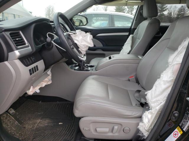 5TDJKRFH3FS087561 - 2015 TOYOTA HIGHLANDER XLE GRAY photo 7