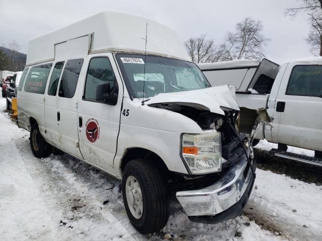 1FTNS24W28DB33387 - 2008 FORD ECONOLINE E250 VAN WHITE photo 1