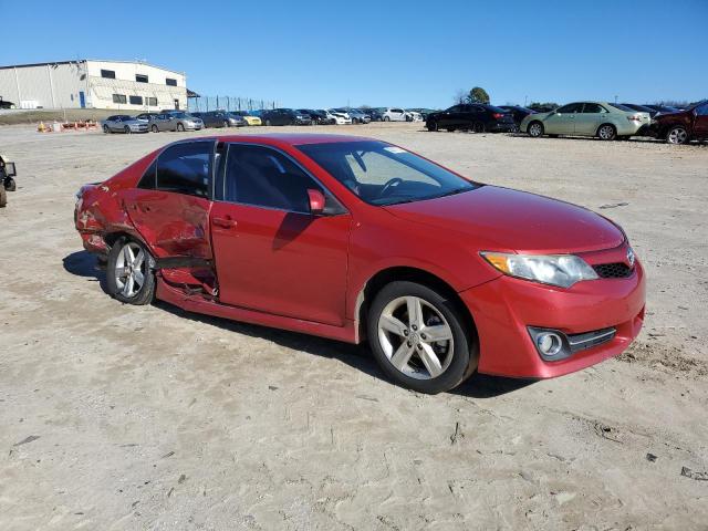 4T1BF1FK7EU747211 - 2014 TOYOTA CAMRY SE/X L RED photo 4