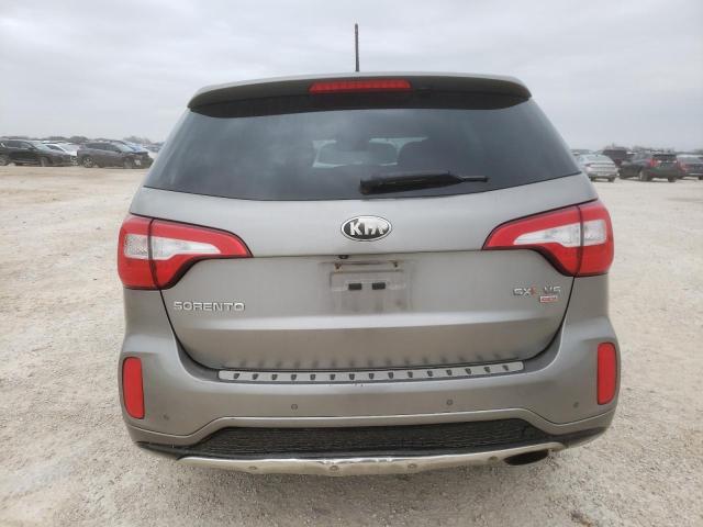 5XYKWDA75EG459522 - 2014 KIA SORENTO SX GRAY photo 6