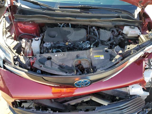 5TDYRKECXNS093914 - 2022 TOYOTA SIENNA XLE BURGUNDY photo 12