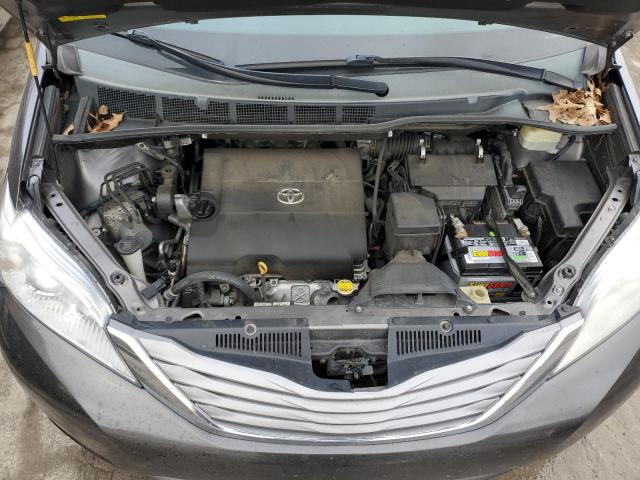 5TDYK3DC4FS612470 - 2015 TOYOTA SIENNA XLE GRAY photo 12