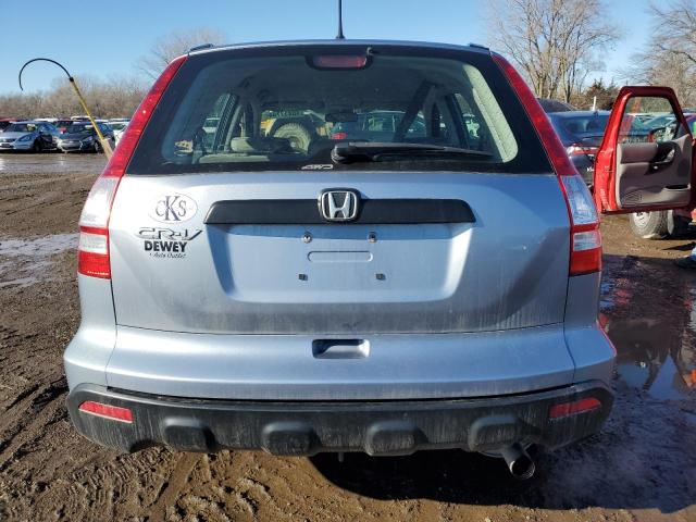 5J6RE48309L040499 - 2009 HONDA CR-V LX BLUE photo 6